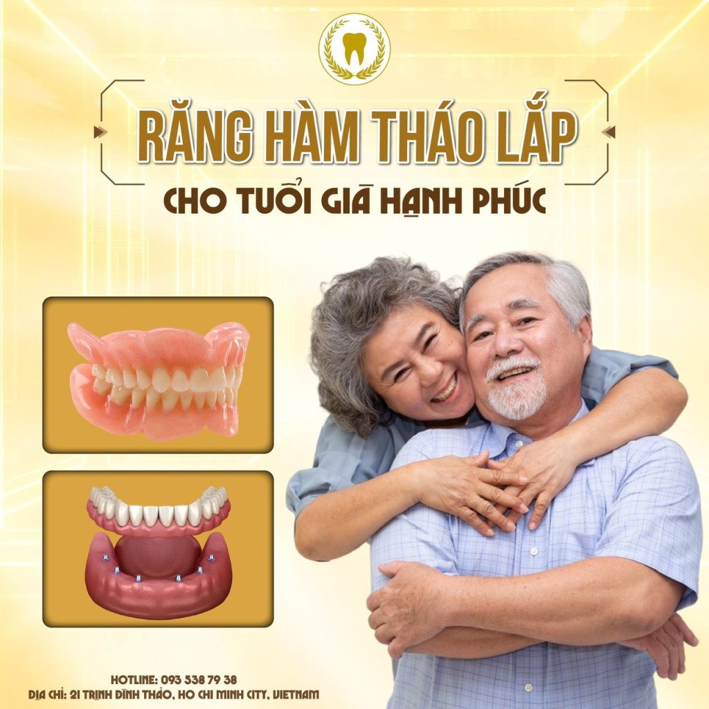 Răng tháo lắp implant